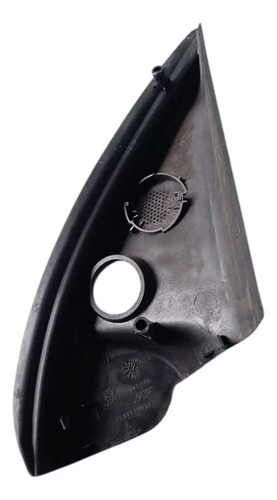 Moldura Int Retrovisor Esq Peugeot 206  2005/2008 Preto - Imagem 3