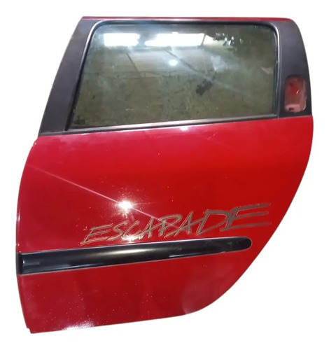 Porta Tras Esq Peugeot 207 Escapede / Peugeot 206 Sw 08 Á 13 Traseira Porta Esquerda Vermelho