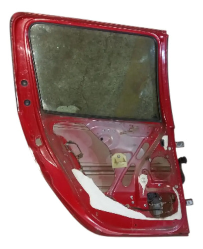 Porta Tras Esq Peugeot 207 Escapede / Peugeot 206 Sw 08 Á 13 Traseira Porta Esquerda Vermelho - Imagem 3