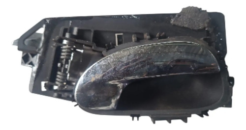 Maçaneta Interna Dianteira Direita Peugeot 307 07 Á 12 Preto - Imagem 2