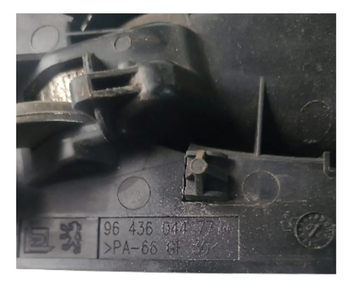 Maçaneta Interna Dianteira Direita Peugeot 307 07 Á 12 Preto - Imagem 5