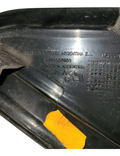 Moldura Externa Retrovisor Esquerdo Citroen C4 07 Á 12 Preto - Imagem 4