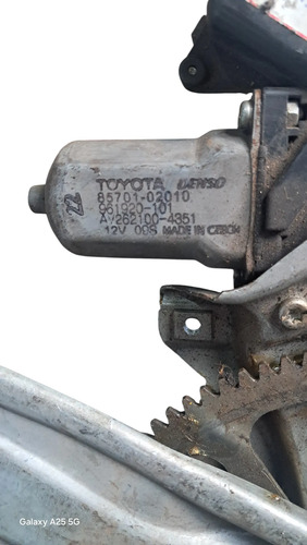 Maquina Vidro Elétrica Toyota Corolla 4 Pt Trás Esquerda Prateado - Imagem 3