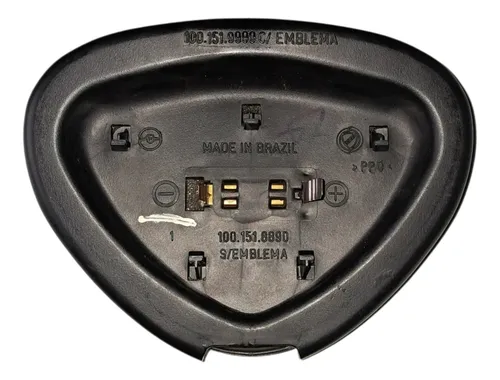 Botão Da Buzina Do Volante Do Fiat Palio / Siena 1001518890 Preto - Imagem 3