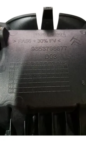 Cinzeiro / Porta Objeto Central Citroën C4 Pallas 9653798677 - Imagem 5