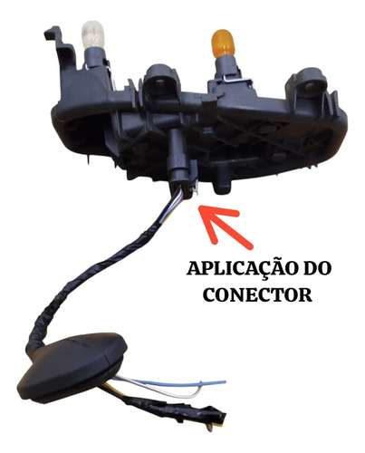 Plug Conector Circuito Lanterna Traseira Fiat Strada 2022 - Imagem 2