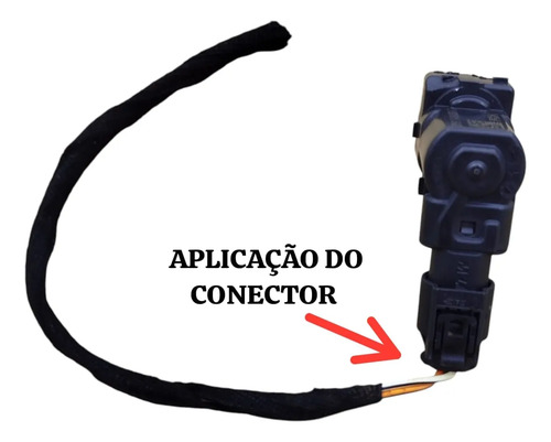 Plug Conector Motor Trava Portinhola Tanque Fiat Strada 2022 - Imagem 2