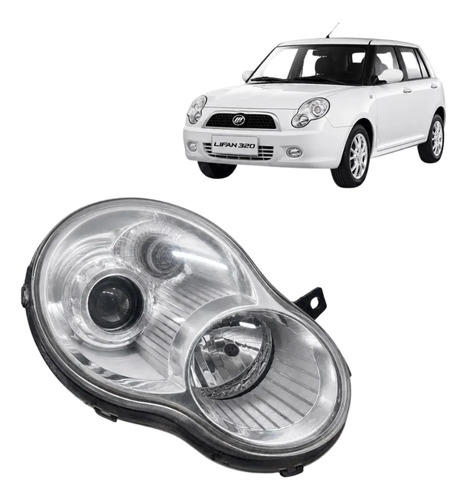 Farol Lifan 320 2010 A 2015 Direito Original Recuperado Direito/passageiro