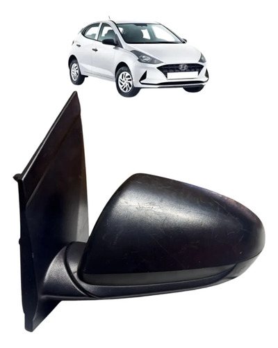 Retrovisor Hb20 2020 A 2025 Esquerdo Manual Original - Imagem 1