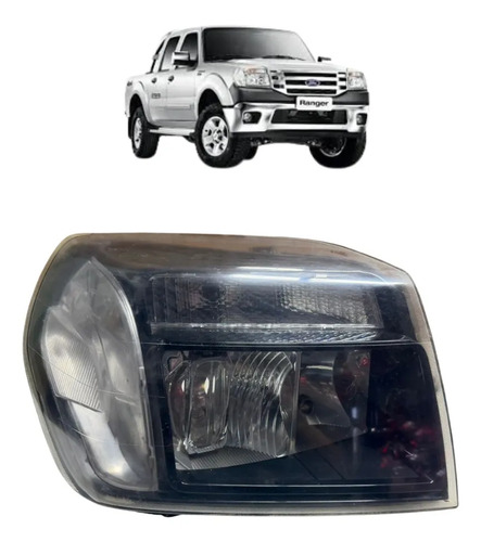 Farol Ford Ranger 2010 A 2012 Direito Fume Original Direito/passageiro - Imagem 1