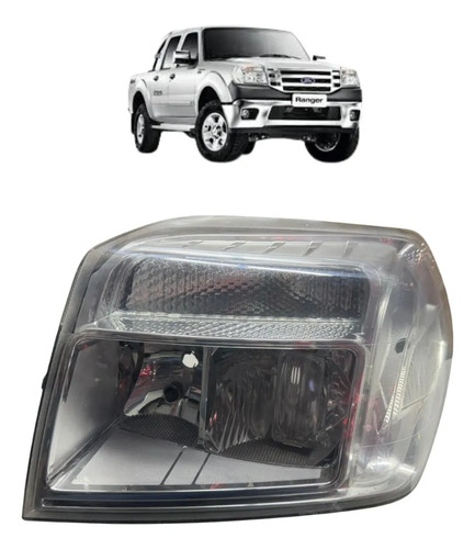 Farol Ford Ranger 2010 A 2012 Esquerdo Original Esquerdo/motorista - Imagem 1