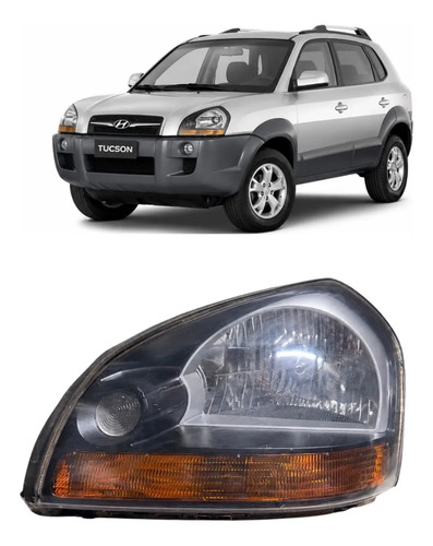 Farol Hyundai Tucson 2005 A 2016 Esquerdo Original Esquerdo/motorista