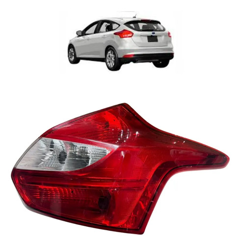 Lanterna Ford Focus Hatch 2013 A 2015 Direito Original Recuperado Direito/passageiro Vermelho - Imagem 1