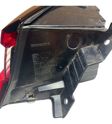 Lanterna Honda City Hatch 2022 A 2024 Esquerdo Original Sem Recuperação Esquerdo/motorista Vermelho - Imagem 3
