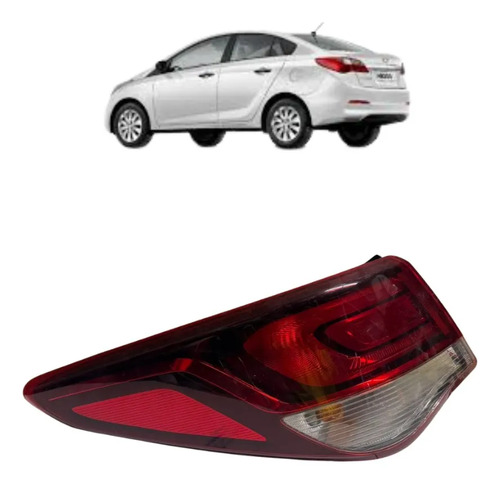 Lanterna Canto Hyundai Hb20 Sedan 2015 A 2019 Esquerda Original Esquerdo/motorista Vermelha