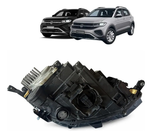 Farol Volkswagen T-cross 2020 A 2024 Led Direito Direito/passageiro - Imagem 3