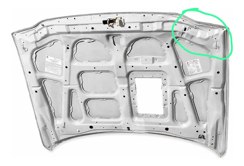 Capô Mitsubishi L200 2004 A 2010 Original Recuperado - Imagem 4