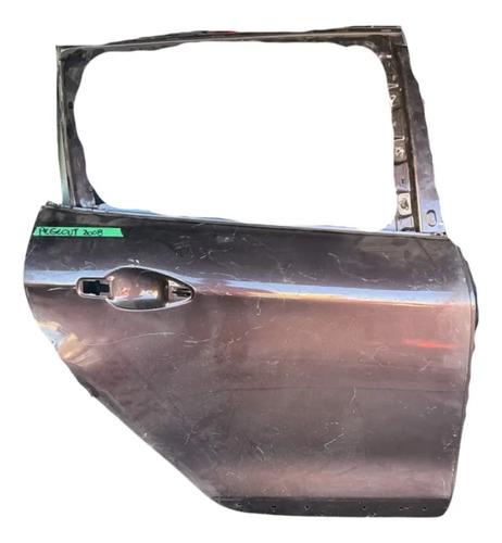 Porta Peugeot 2008 Traseira Direita 2013 A 2017 Original Recuperado Traseira Direita Marrom