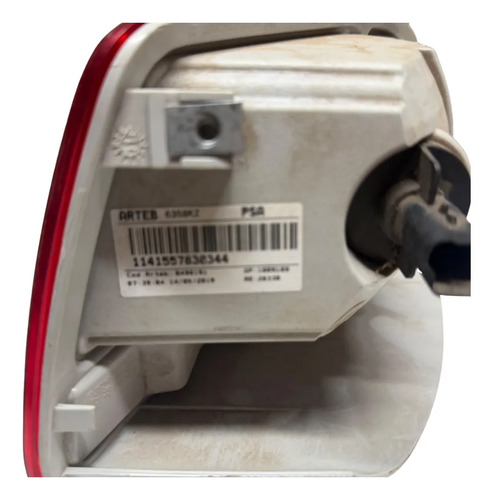 Refletor Para-choque Traseiro Citroen C3 Picasso Air Cross 2010 A 2015 Esquerdo Original Vermelho - Imagem 4