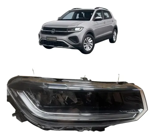 Farol Volkswagen T-cross 2024 A 2026 Direito Full Led Original Direito/passageiro - Imagem 1