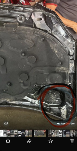 Capô Mercedes C180 2012 A 2014 Aluminio Original Recuperado - Imagem 5