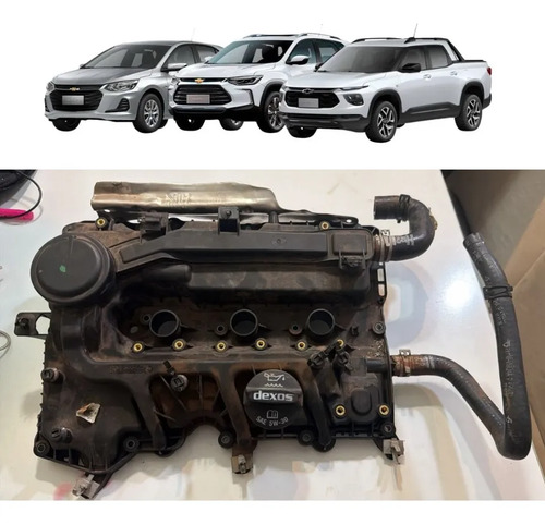 Tampa De Valvula Motor Chevrolet Montana, Onix E Tracker 2020 A 2024 Original Preto - Imagem 1