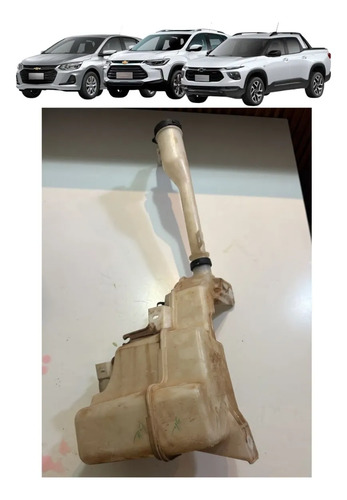 Reservatorio De Água Limpador De Para-brisa Com Motor Chevrolet Montana 2020 A 2024 Original Branco