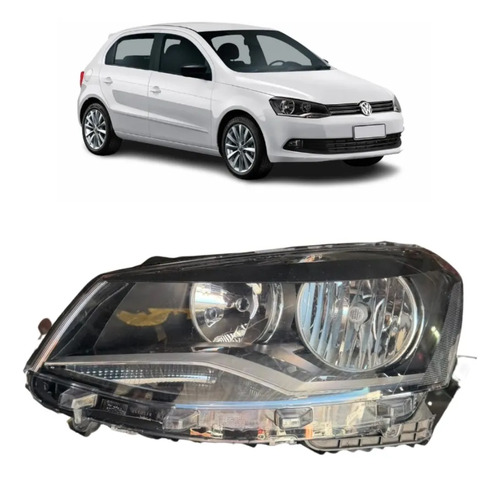 Farol Volkswagen Gol G6 Foco Duplo Esquerdo Original Arteb Esquerdo/motorista - Imagem 2