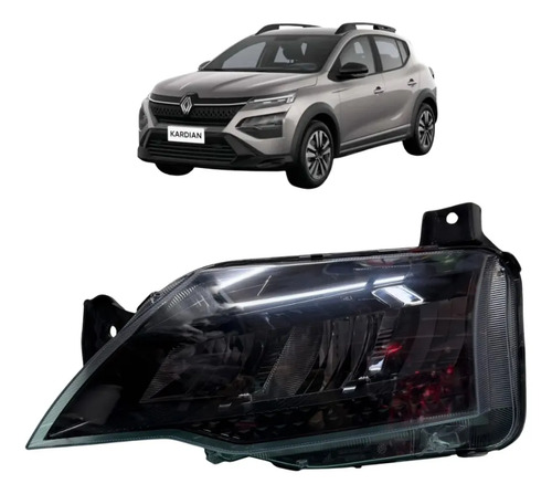 Farol Renault Kardian 2024 A 2026 Esquerdo Com Led Original Esquerdo/motorista - Imagem 2