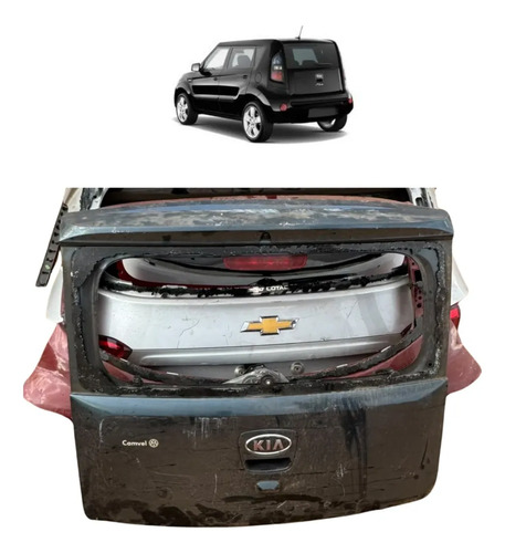 Tampa Traseira Kia Soul 2009 A 2012 Original Preto