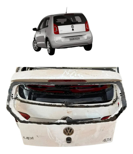 Tampa Traseira Volkswagen Up 2014 A 2020 Original Branco - Imagem 1