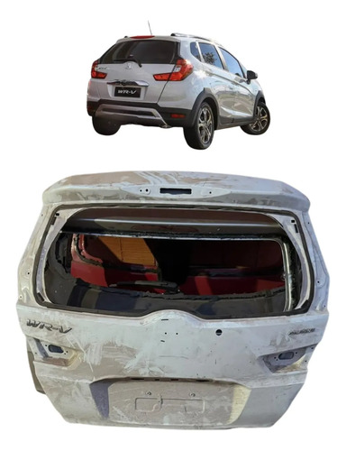 Tampa Traseira Honda Wrv 2017 A 2022 Original Branca