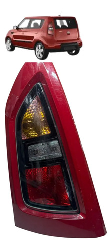Lanterna Kia Soul 2009 A 2012 Esquerdo Original Esquerdo/motorista Vermelho - Imagem 2