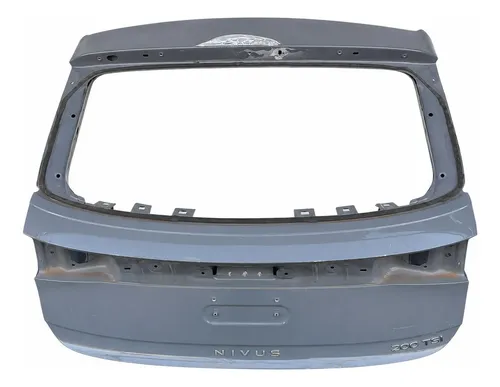 Tampa Traseira Volkswagen Nivus 2020 A 2025 Original Recuperado Cinza - Imagem 1