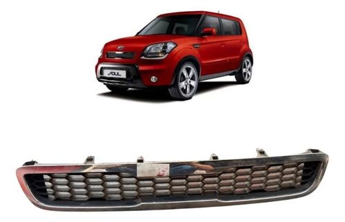 Grade Kia Soul 2008 A 2011 Usada Original Preto Cinza