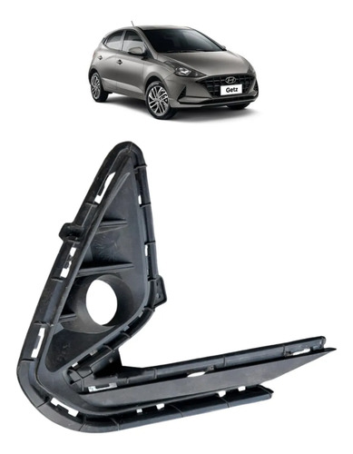 Moldura Da Milha Lado Direito Hyundai Hb20 2020 A 2022 Original Preto Direito