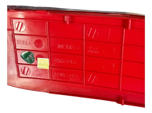 Refletor Para-choque Hyundai Tucson 2017 A 2022 Esquerdo Original Vermelho - Imagem 4