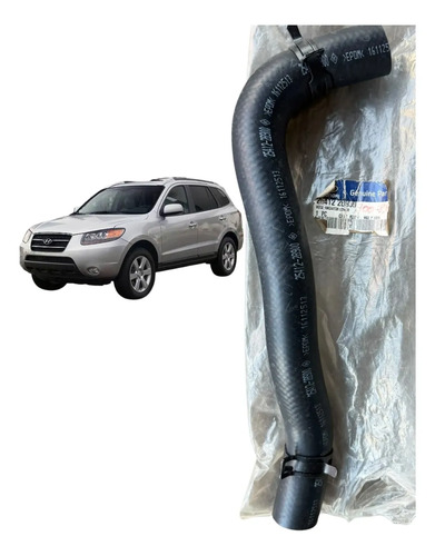 Mangueira Inferior Do Radiador Hyundai Santa Fe 3.5 V6 2008 A 2012 Original (25412-2b900)
