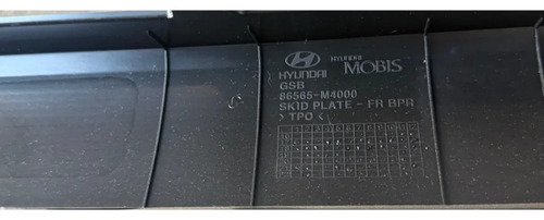 Moldura Inferior Do Para-choque  Dianteiro Hyundai Creta 2017 A 2019 Original Preto - Imagem 3