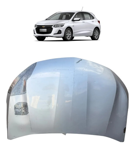 Capô Chevrolet Onix 2020 A 2025 Original Recuperado - Imagem 1