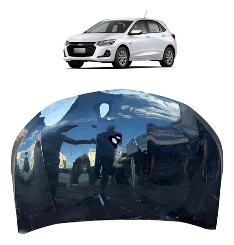Capô Chevrolet Onix 2020 A 2025 Original Recuperado - Imagem 1