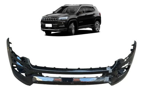Para-choque Dianteiro Jeep Compass 2022 A 2025 Original Preto - Imagem 1