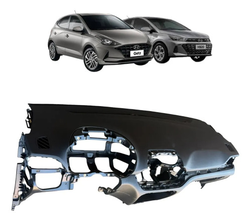 Painel Tabelioer Hyundai Hb20 2020 A 2026 Preto Original Preto - Imagem 1