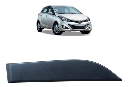 Friso Hyundai Hb20x Direito Original (87724-1s300) Preto