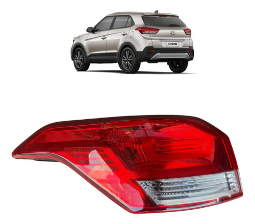Lanterna Hyundai Creta 2017 A 2021 Esquerda Original Esquerdo/motorista Vermelho - Imagem 1