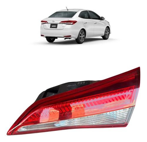 Lanterna Toyota Yaris Sedan 2019 A 2025 Original Direito/passageiro Vermelho