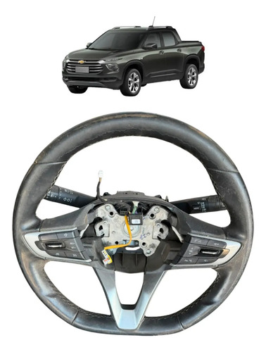 Volante Chevrolet Montana 2020 A 2026 Completo Original Usado Preto - Imagem 1