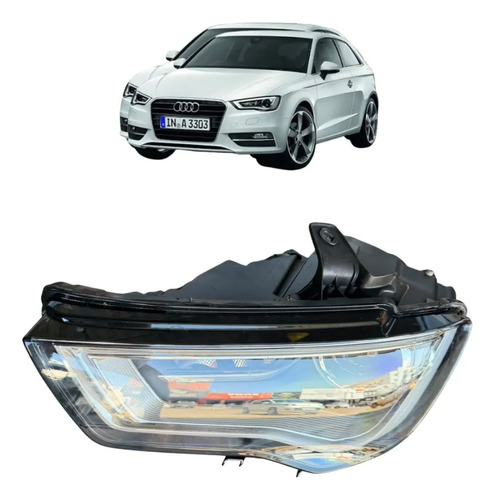 Farol Esquerdo Audi A3 2013 A 2017 Original Esquerdo/motorista - Imagem 1