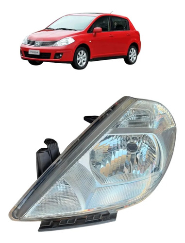 Farol Esquerdo Nissan Tiida 2008 A 2014 Original (usado) Esquerdo/motorista