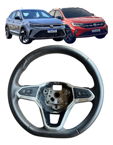 Volante Volkswagen Nivus 2020 A 2026 Original Usado Preto - Imagem 2